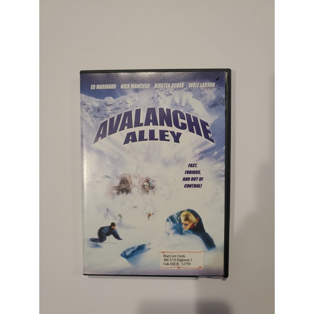 Avalanche Alley (2001) DVD Action Thriller Ed Marinaro Nick Mancuso New Concorde